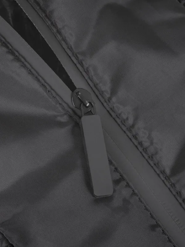 Sports bag, 43x34 cm, with handle and shoulder strap, nylon, black, Force, image-4