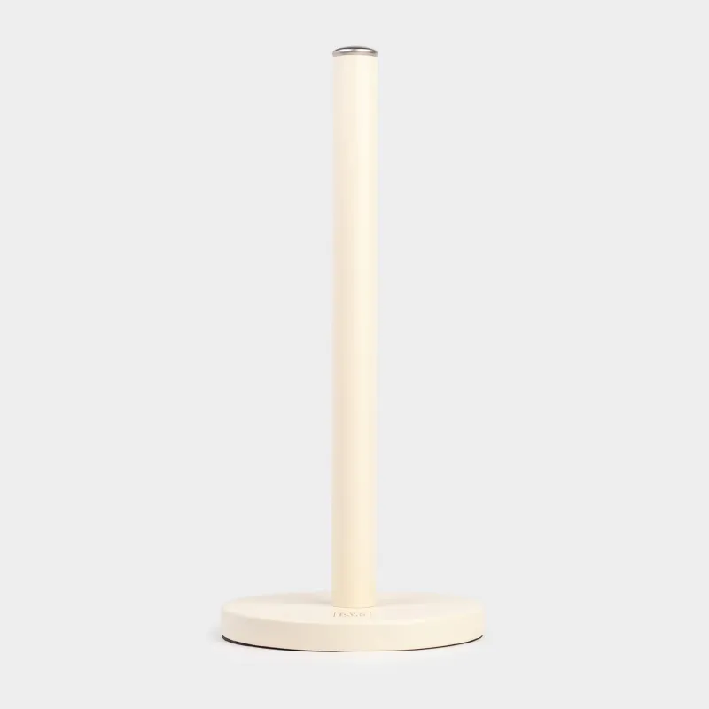 Paper towel holder, 34 cm, metal, Beige, Soft