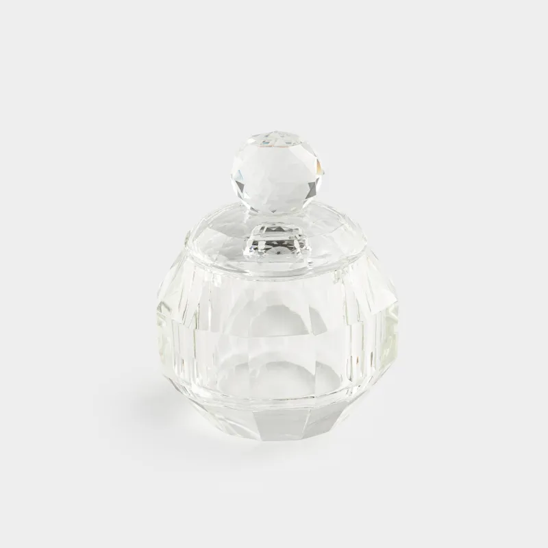 Jewelry box, 8x10 cm, crystal glass, Lux crystal