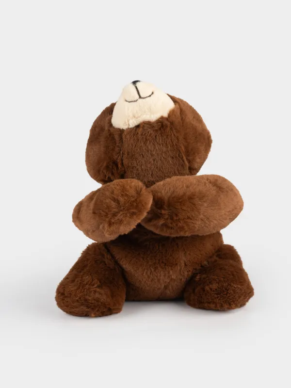Toy, 30 cm, soft, polyester, brown, Bear, Bear, image-4
