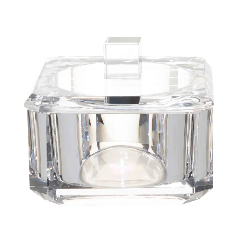 Bathroom box, 10x10 cm, glass, square, Facets, Shower Crystal Glance, image-1
