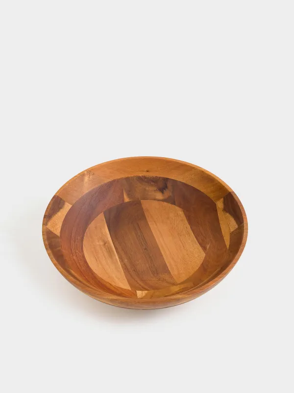 Fruit bowl, 26x8 cm, wood, Noble tree , image-1
