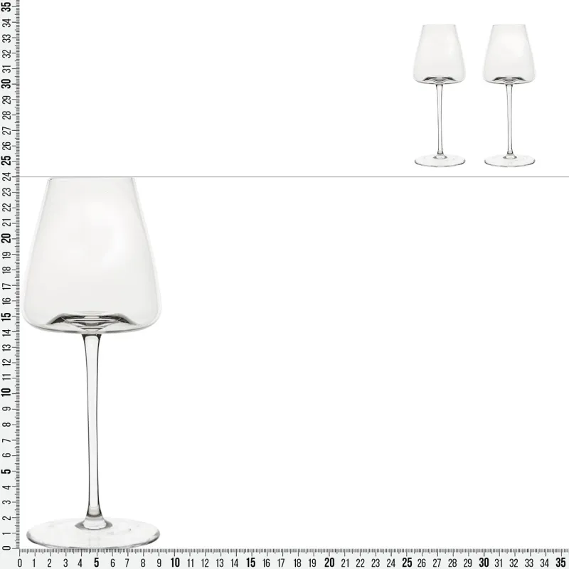 Drinking glass, 480 ml, 2 pcs, glass, Sorento, image-6