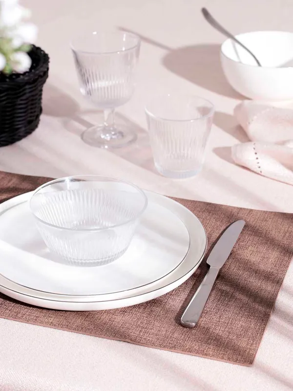 Napkin for appliances, 30x43 cm, polyurethane, rectangular, brown, Rock, image-4