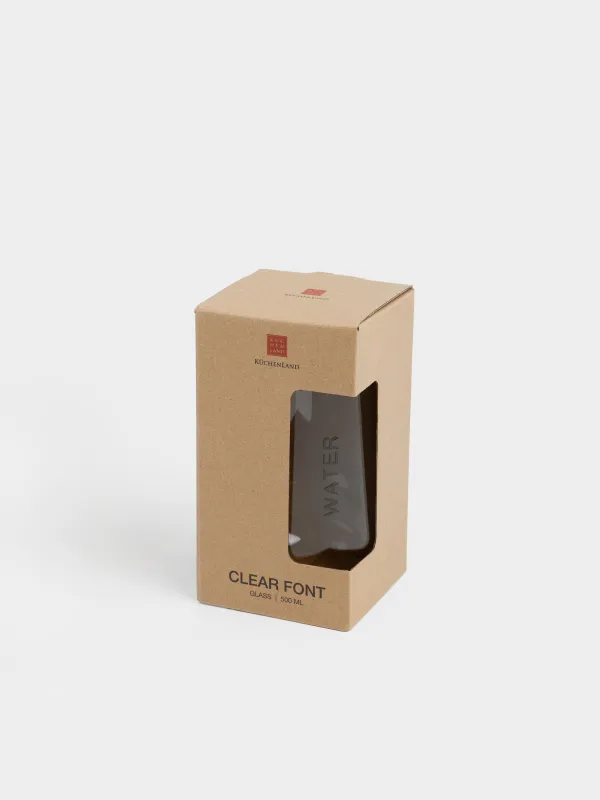 Glass, 15 cm, 500 ml, glass B, Clear font, image-4