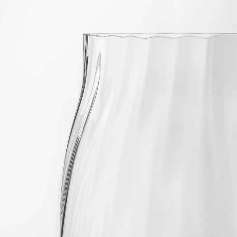Flower vase, 26 cm, glass, Ledge, image-4