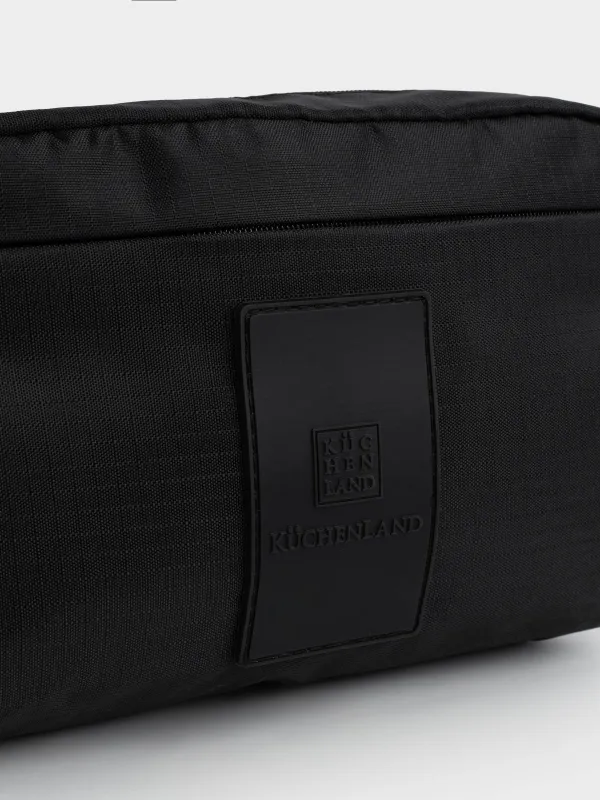 Travel cosmetic bag, 20x12 cm, polyester, black, Easy Travel, image-3