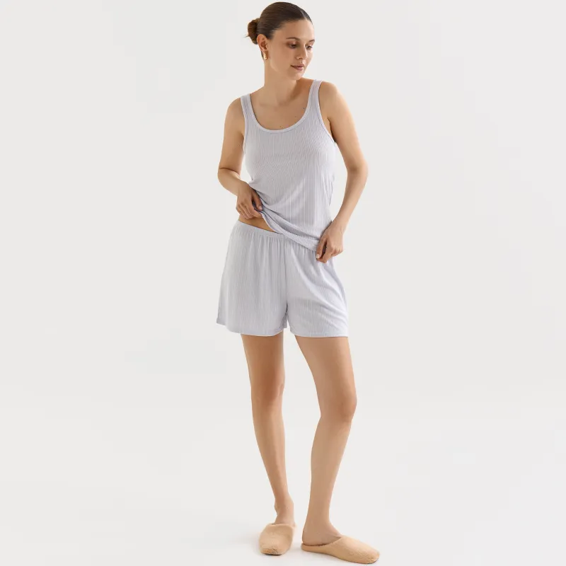 Women's shorts, homemade, size M, polyester / acrylic / viscose, pink, Magdalena