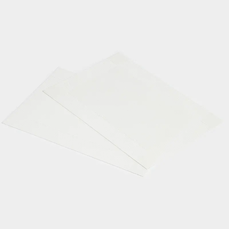 Placemat, 30x45 cm, 2 pcs, PVC / polyester, rectangular, milky, Mats
