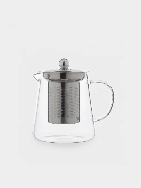 Teapot, 550 ml, glass B/steel, Pyramid, image-1