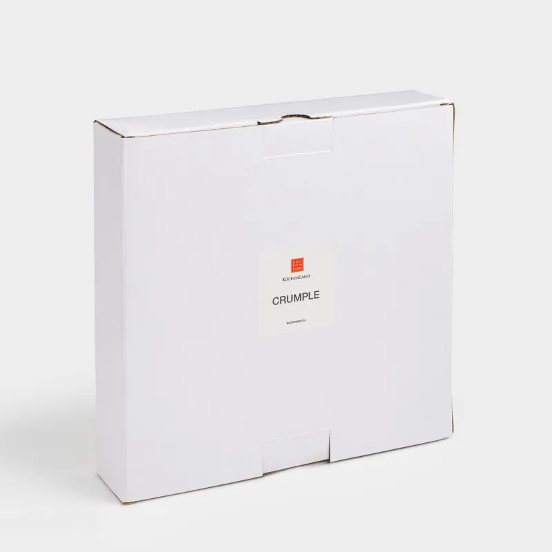 Snack plate, 21 cm, porcelain N, milk, Crumpled effect, Crumple, image-4