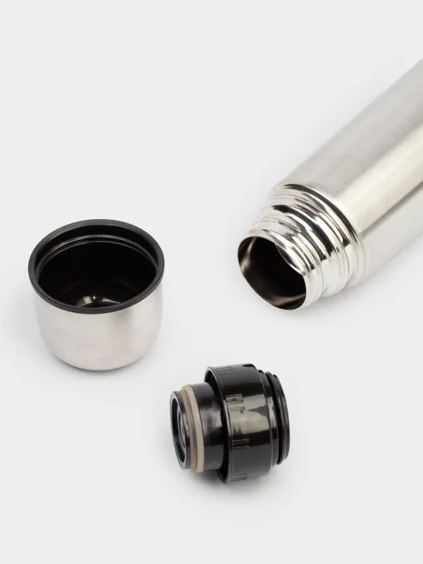 Thermos flask, 1 l, steel, metallic, Classic, image-2