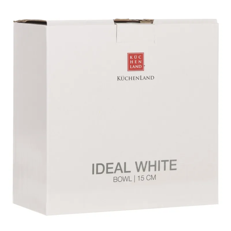 Salad bowl, 16x7 cm, 800 ml, porcelain F, white, Ideal white, image-2