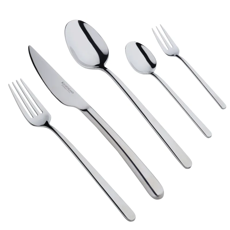 Kitchenware, 12 pers, 68 pr, steel, Toscana