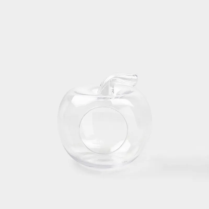 Candy bowl, 21x19 cm, glass, Apple, Clear