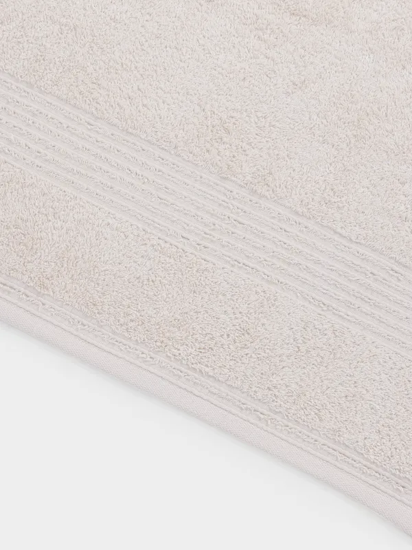 Towel set, 40x60 / 50x90 / 70x140 cm, 3 pcs, cotton, beige, Natural cotton, image-2