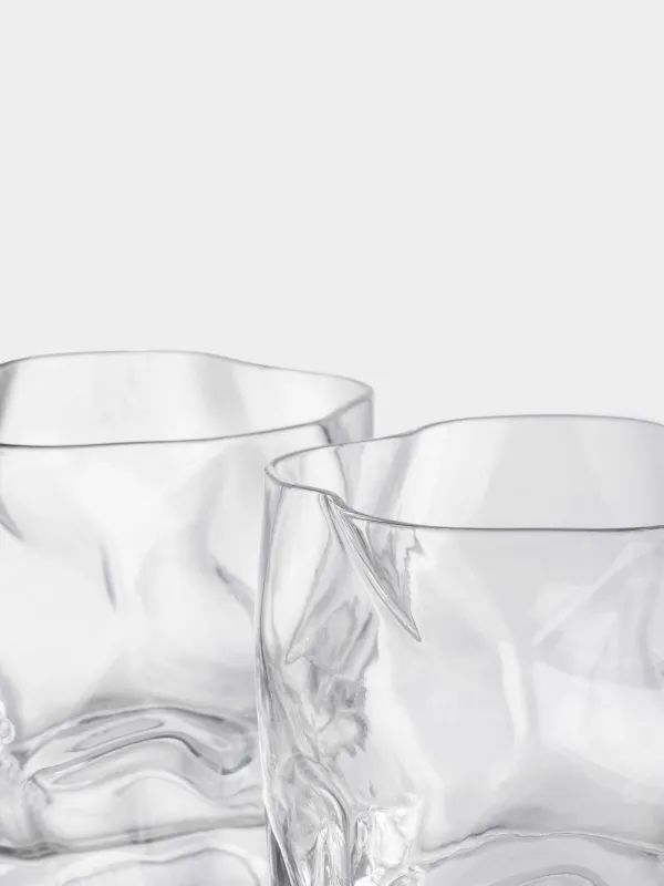 Drinking glass, 8 cm, 245 ml, 2 pcs, glass, Slalom, image-4