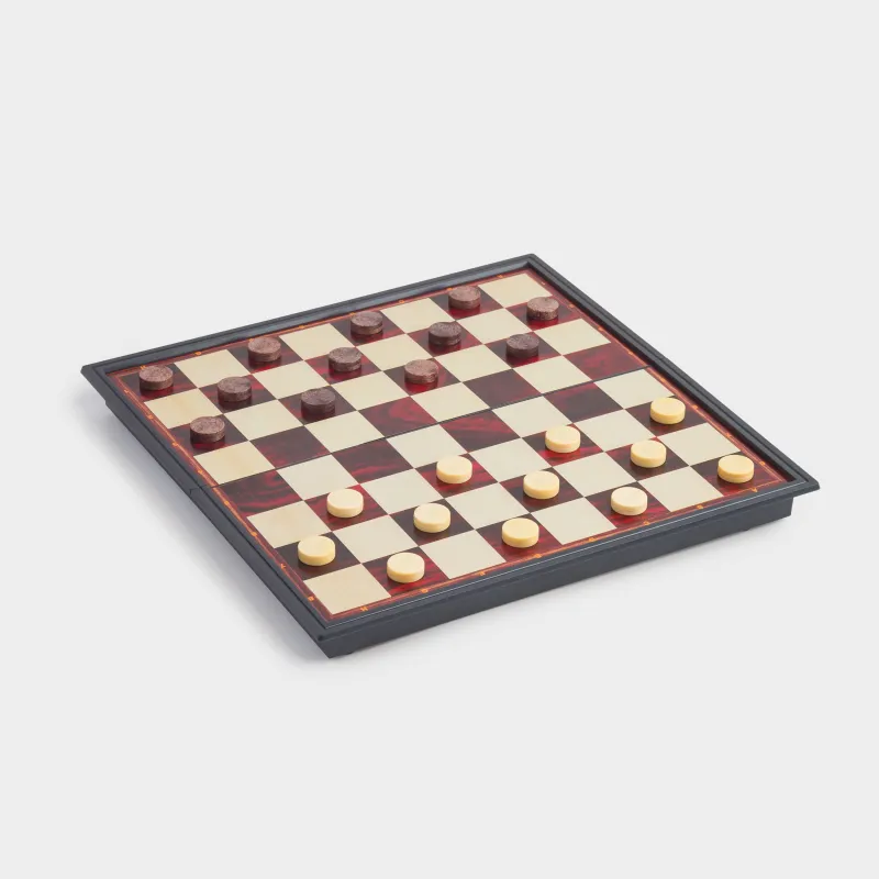 Board game, 25x25 cm, checkers/backgammon, road, plastic, Hobby light, image-0