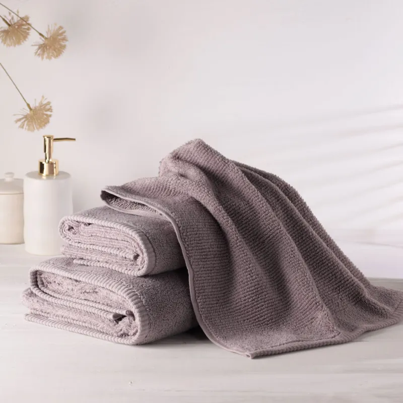 Towel, 40x60 cm, cotton, purple, Terry cotton, image-0