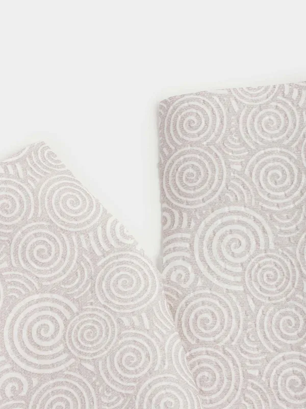 Rolled towels, 25x25 cm, 50 pcs, gray, Curls, Roll, image-4
