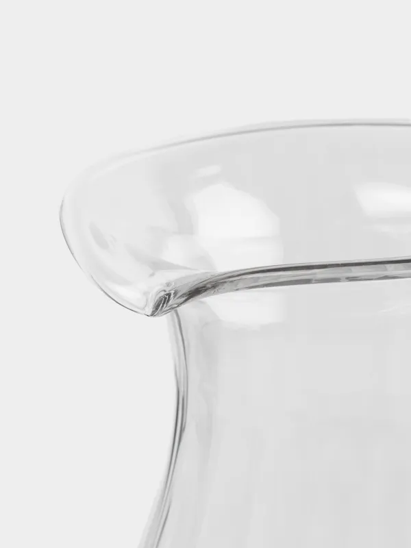 Flower vase, 39 cm, glass, Ledge, image-4