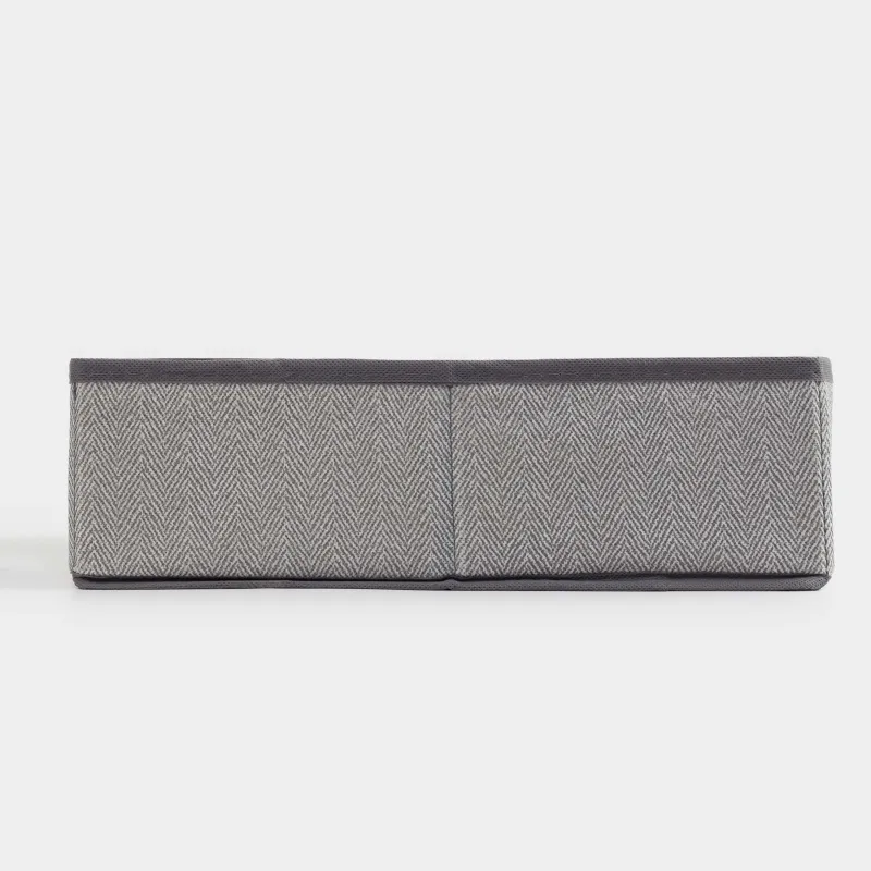 Organizer-divider for drawers, 32x24 cm, 12 otd, textile, gray, Pedant new, image-4