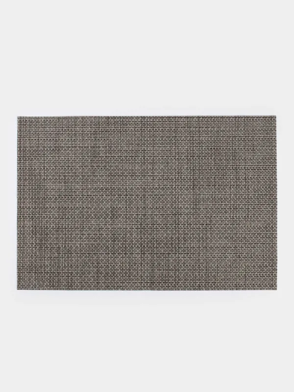 Placemat, 30x45 cm, PVC, rectangular, dark gray, Solid, image-0