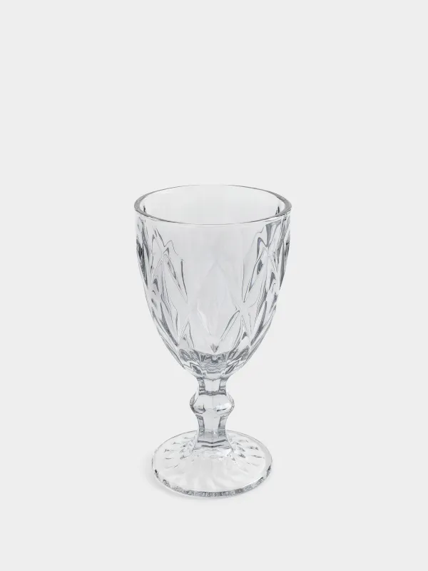 Wine glass, 300 ml, 6 pcs, glass R, grey, Rhomb color, image-3