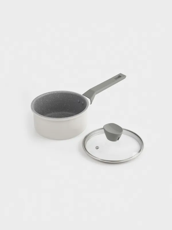 Tableware set, 4 items, coated, aluminum, beige, Tasty, image-5