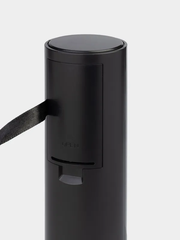 Electric corkscrew, 23 cm, with foil cutter, plastic, black, Bar, image-2