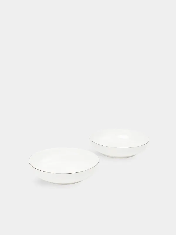 Soup plate, 20x4 cm, 800 ml, 2 pieces, porcelain F, Antarctica, image-1