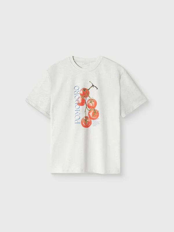 Women's T-shirt, size S, cotton, white, Pomodoro, Alvida, image-5