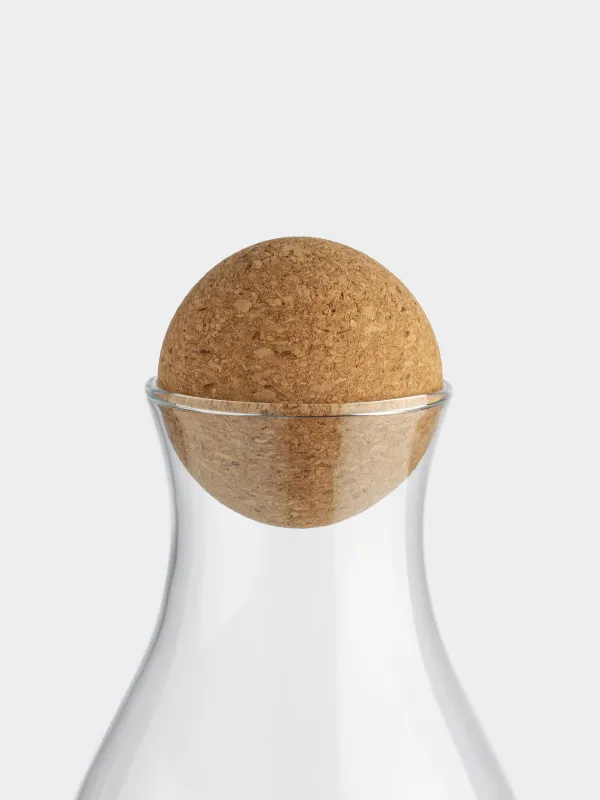 Jug, 1,7 l, with lid, glass B/stopper, Ball, Globe, image-1