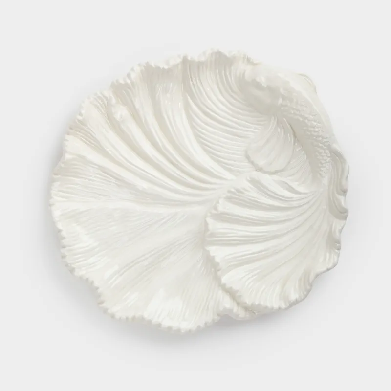 Decorative dish, 23x cm, ceramic, dairy, Fish, Goldfish