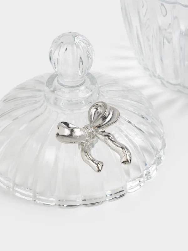 Storage container, 15x18 cm, 500 ml, glass R, Bow, Alid, image-3