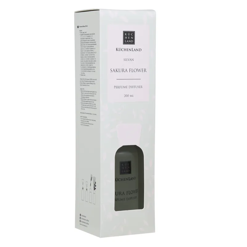 Aroma diffuser, 200 ml, Sakura Flower, Silvan, image-1