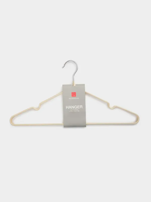 Hanger, 40 cm, 5 pcs, metal coated, beige, Colorful house, image-4