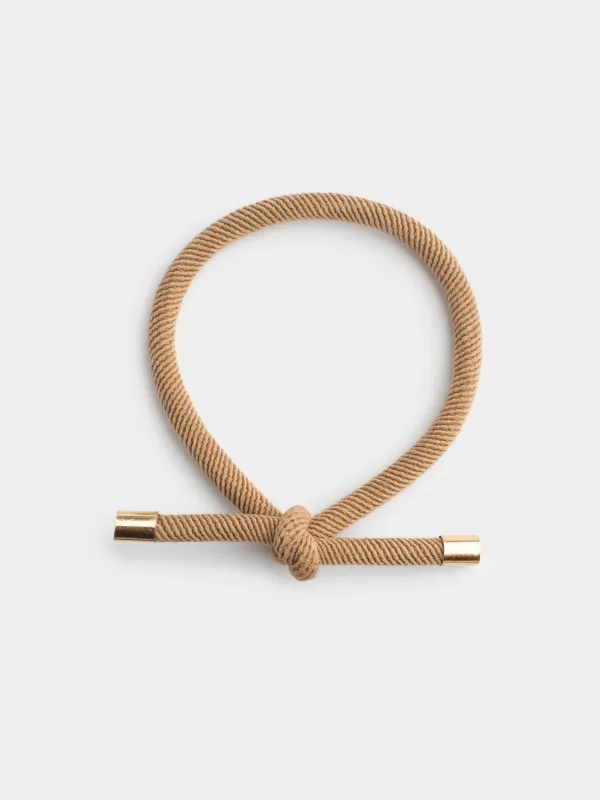 Elastic band for hair, 5 cm, 3 pcs, Polyester, Knot, Knot, image-3