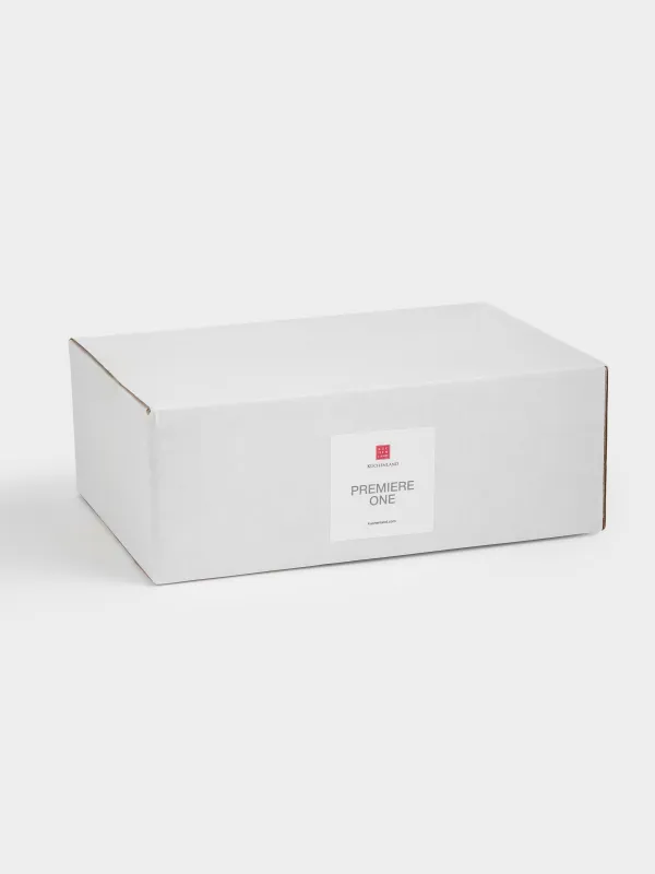 Jewelry box, 20x15 cm, with mirror, wood/PU leather, grey, Premiere one, image-4