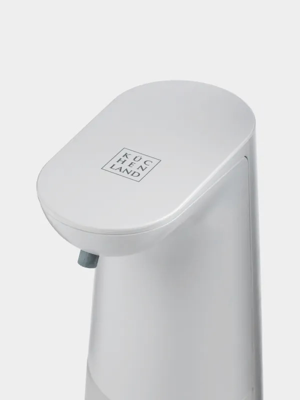 Liquid soap dispenser, 250 ml, touch, foam, plastic, White, Smile, image-4