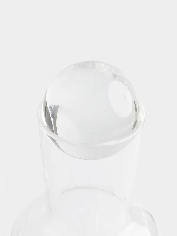 Drink set, 2 pers, 3 items, decanter / glasses, Glass, Bubble, Dew, image-3