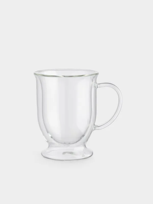 Mug, 350 ml, 2 pcs, on a leg, glass B, Air, image-3