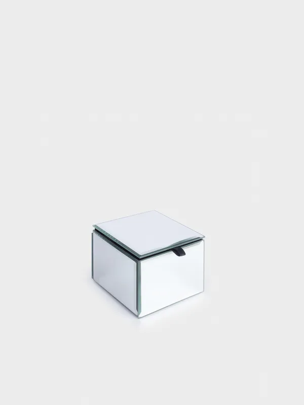 Jewelry box, 9x7 cm, glass, Mirror, Glossy, image-2