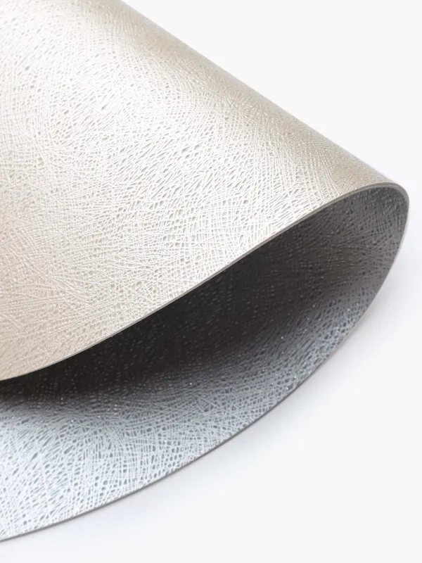 Napkin for appliances, 31x43 cm, double-sided, PVC, shaped, silver/gold, Rock, image-5