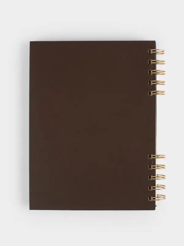 Notepad for notes, 15x20 cm, 100 l, on rings, cardboard, Streaks, Stationery, image-1