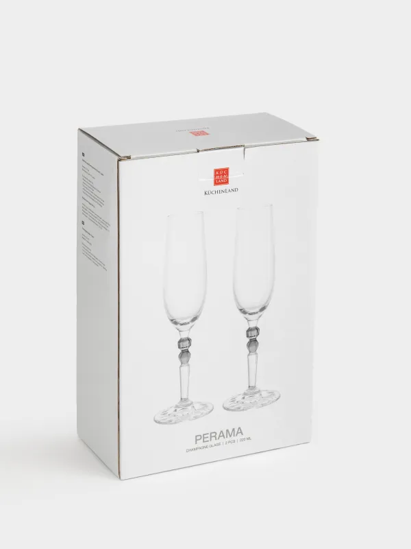 Drinking glass, 220 ml, 2 pcs, crystal glass, Perama, image-5