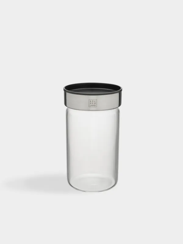Food jar, 750 ml, glass B/plastic, Comfort, image-0