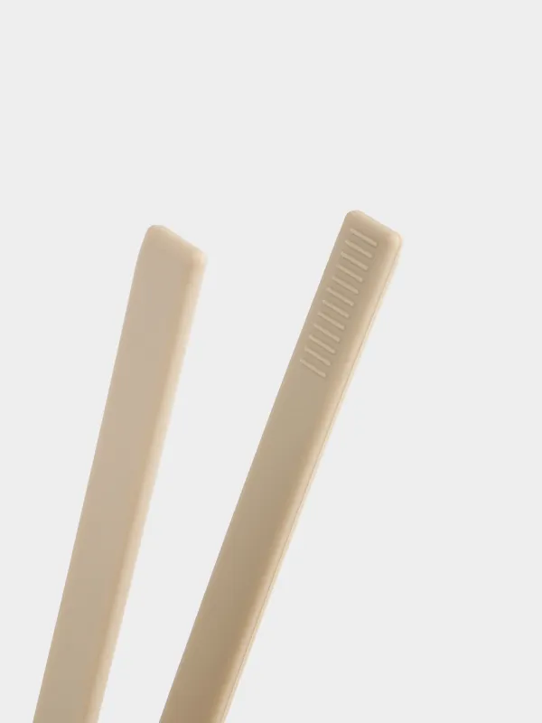 Kitchen tweezers, 30 cm, silicone, gray-brown, Soft kitchen, image-5