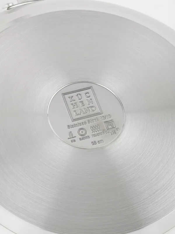 Frying pan, 28 cm, steel, Silver Stone, image-9