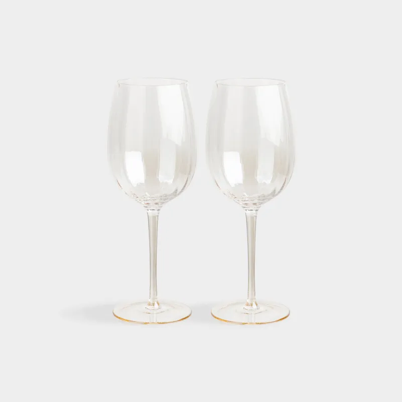 Drinking glass, 470 ml, 2 pcs, glass, beige, Filo R color